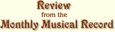 Monthly Musical Record Review