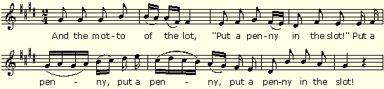 Musical excerpt