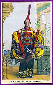 Mr. F. Frederici as The Mikado